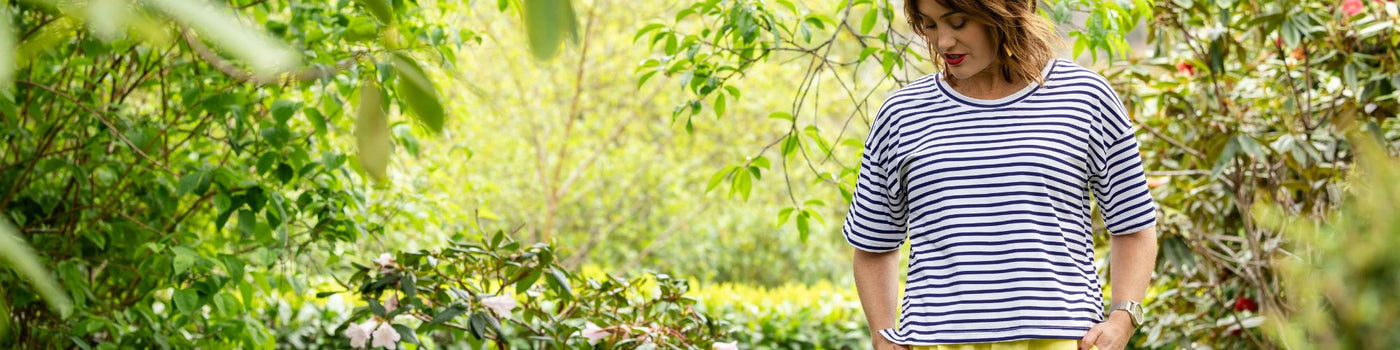 At Two Plus Lou we design unique prints that bring the joy of colour to your wardrobe. Our tops and tees will have you standing out, no matter what the occasion.