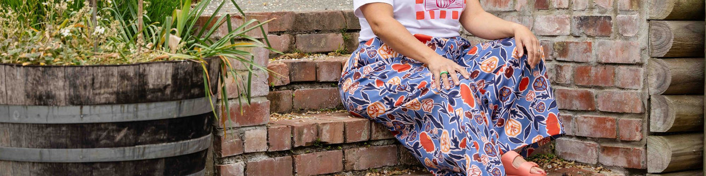 Two Plus Lou pants are fun, bold and made to be comfortable, no matter where you choose to wear them!