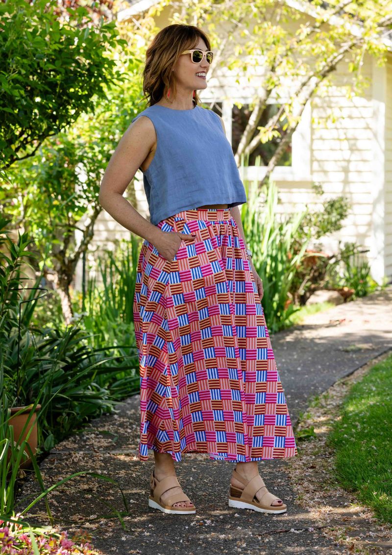 Bowie Skirt - Nice Splice Multigrain