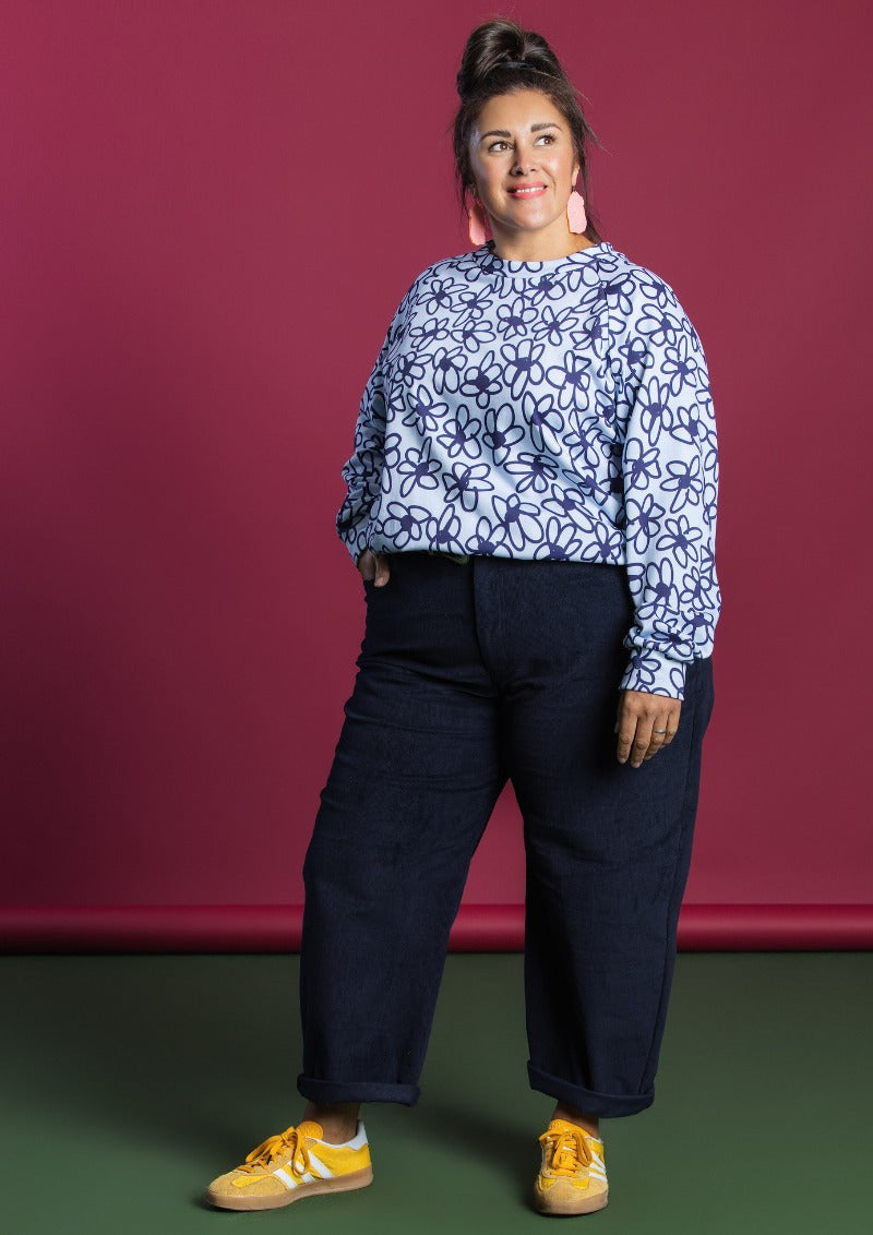 Greta Sweater - Bloom Blue