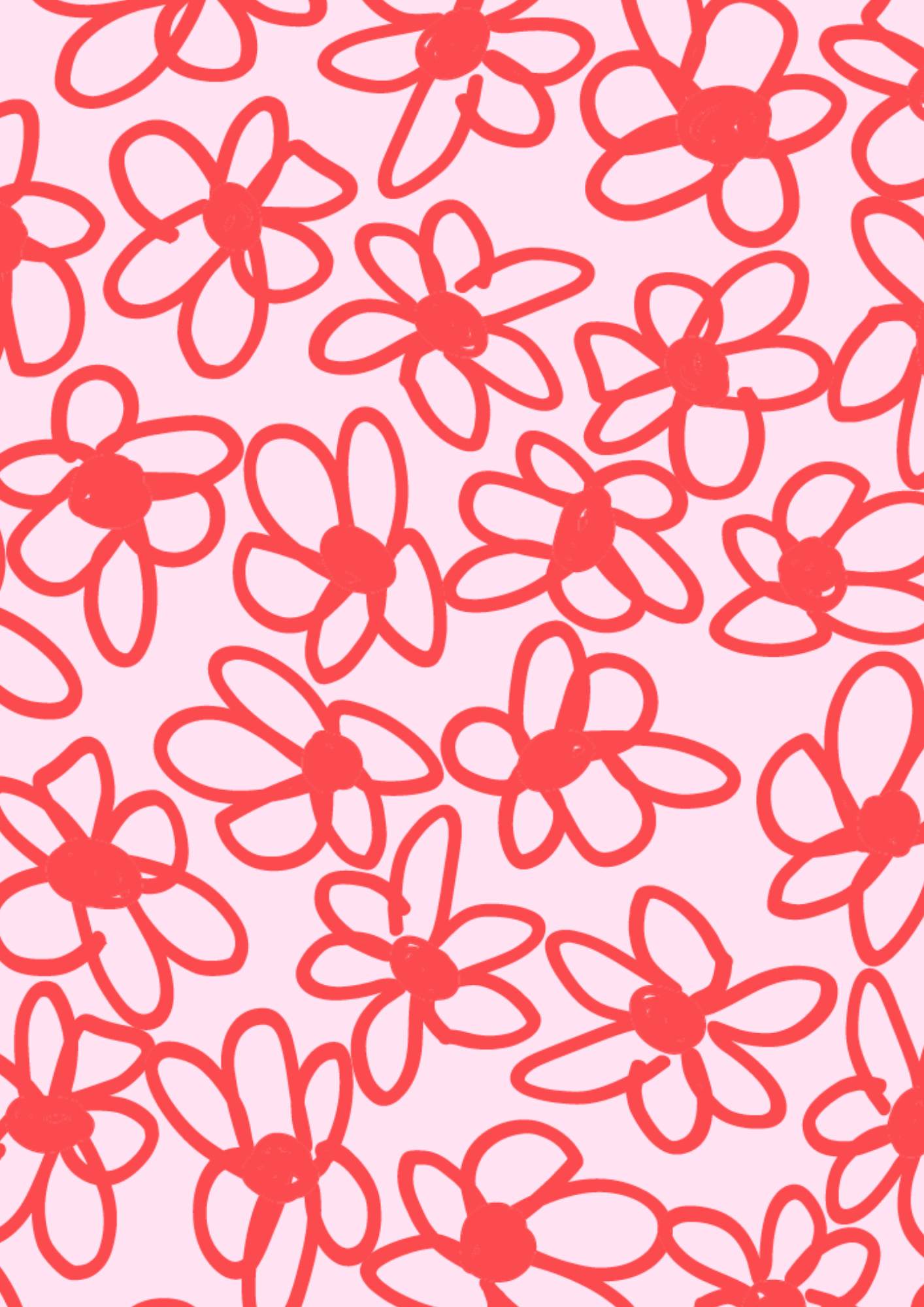 Clem Tee dress - Bloom Scarlet