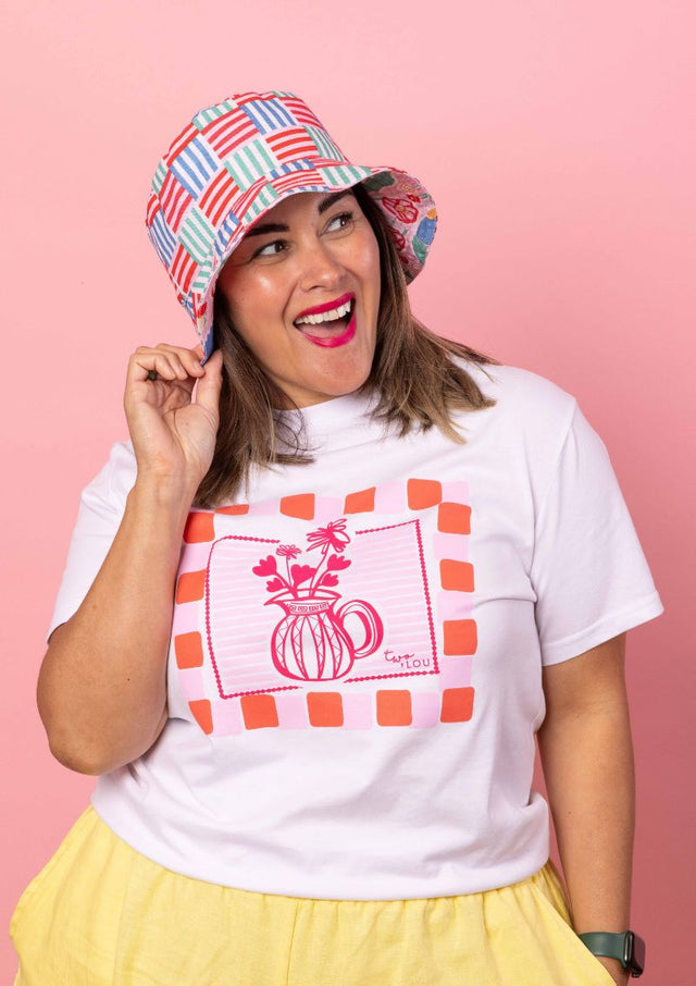 Bucket Hat - Euni Pink / Nice Splice Fresh