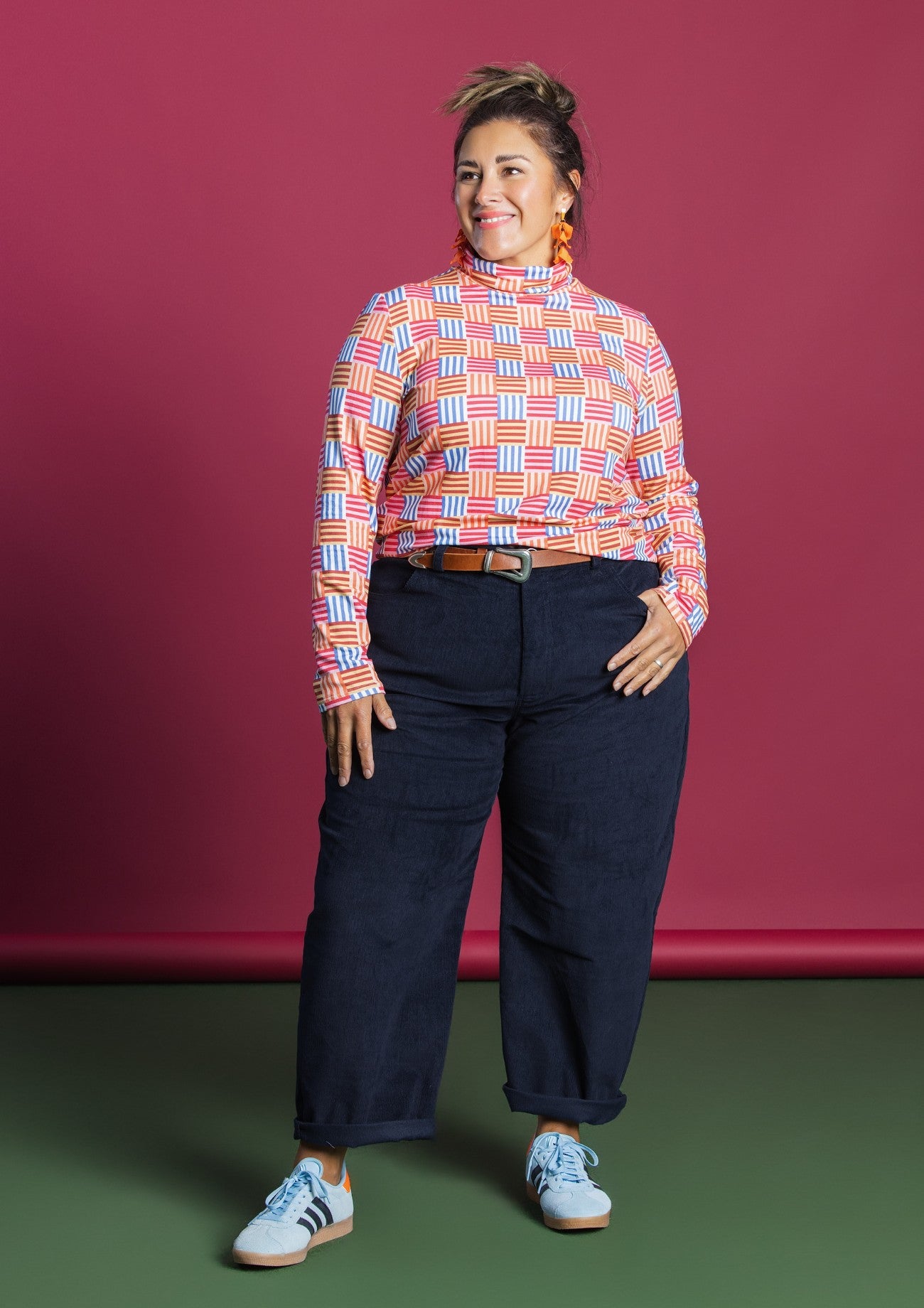 Roller Turtleneck - Nice Splice Multigrain