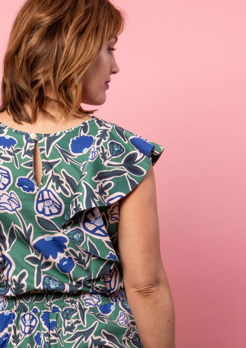 Vita Frill Top - Euni Green