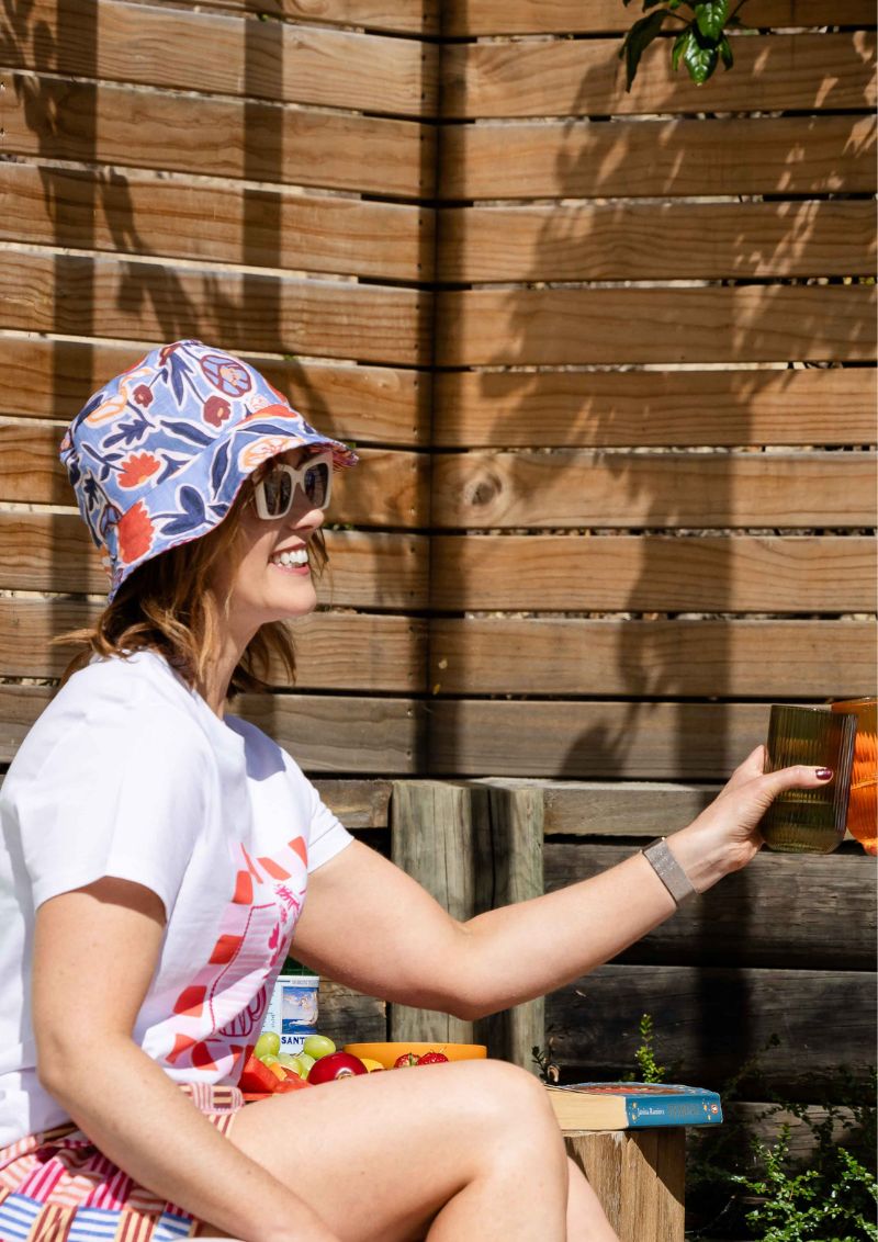 Bucket Hat - Euni Blue / Nice Splice Multigrain