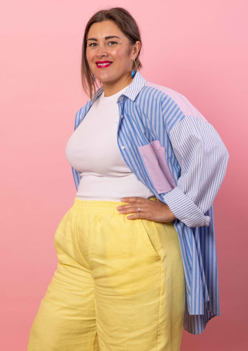 Solace Wide Leg Pant - Lemonade