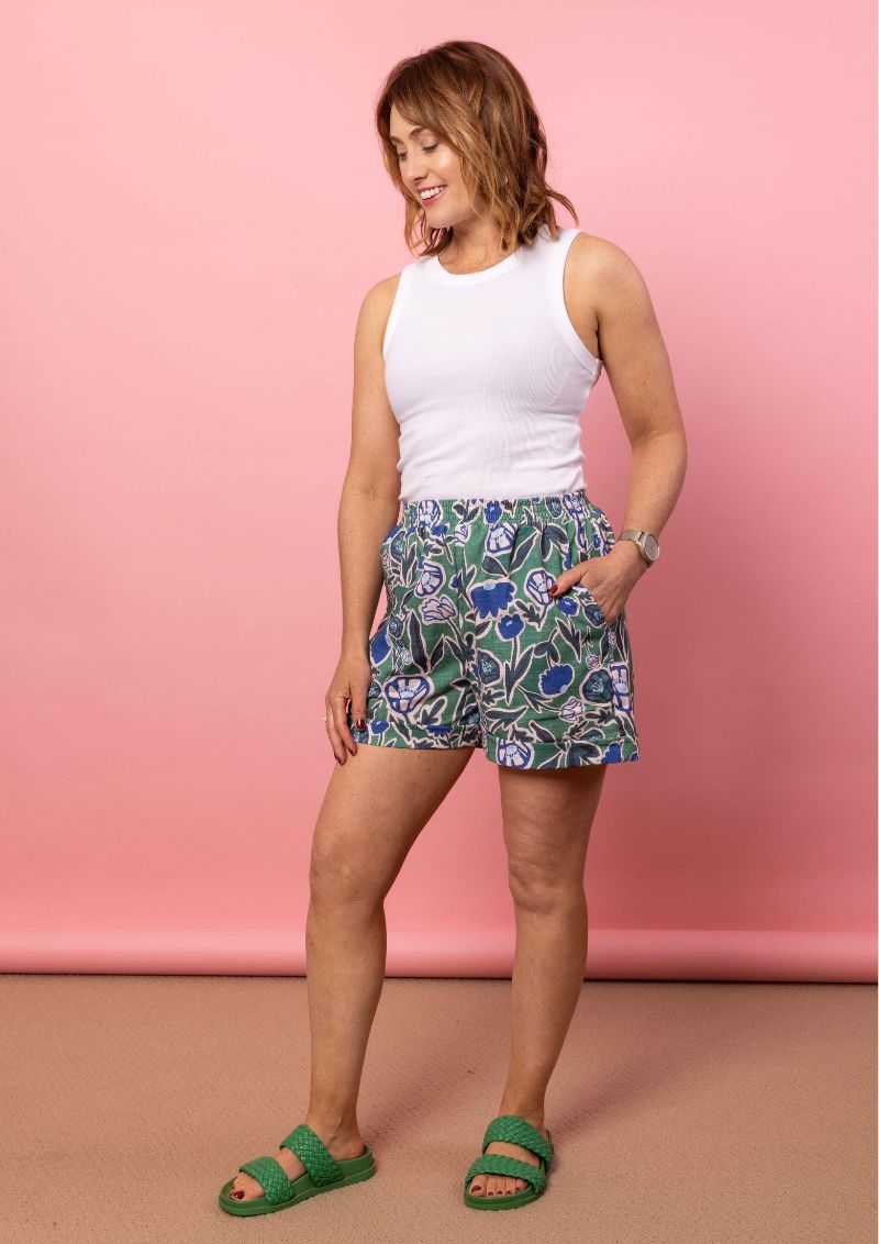 Halcyon Structured Short - Euni Green