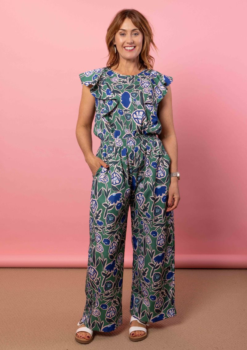 Vita Frill Top - Euni Green