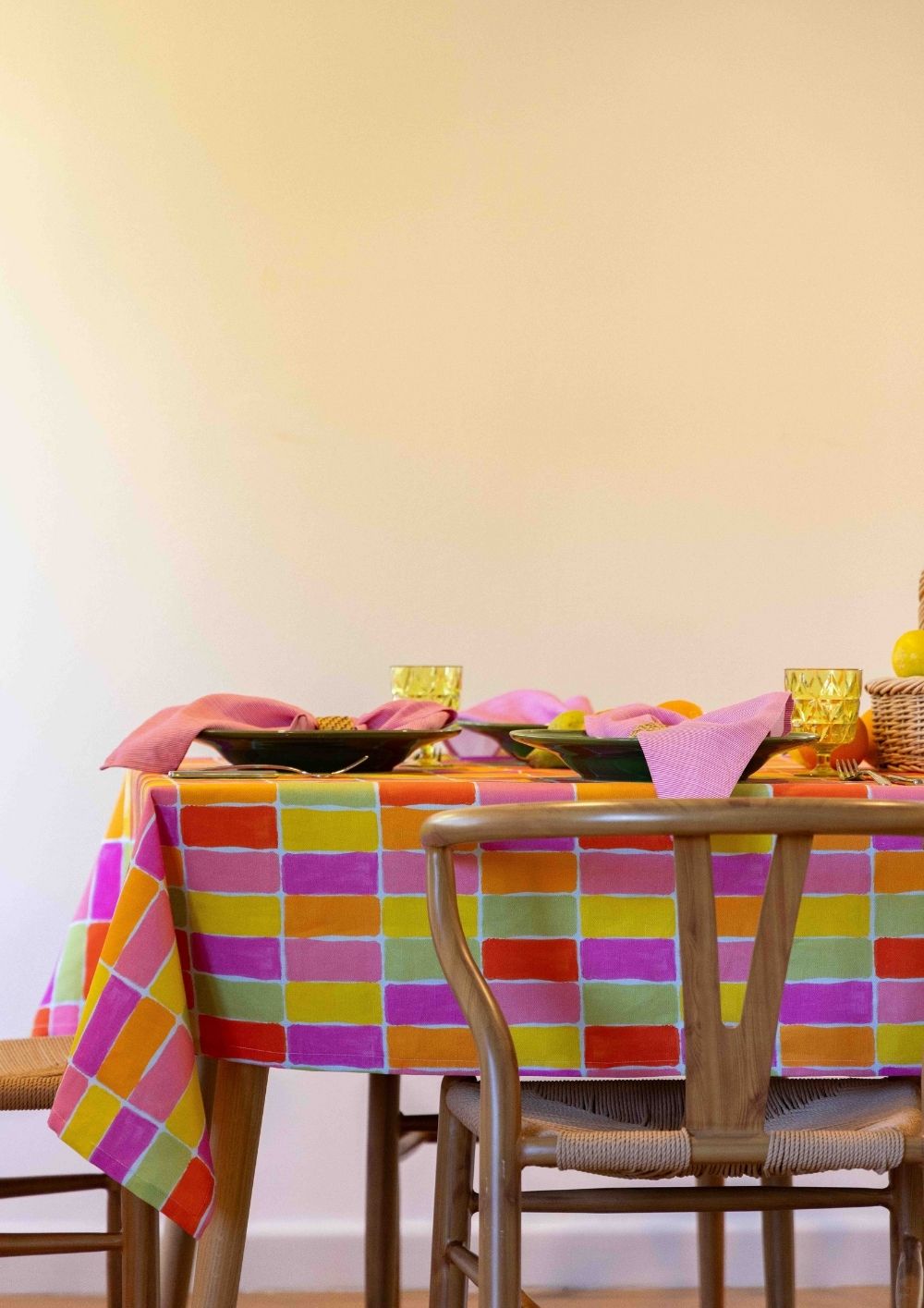 Fruit Salad Cotton Linen Tablecloth
