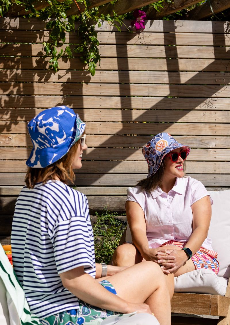 Bucket Hat - Euni Blue / Nice Splice Multigrain