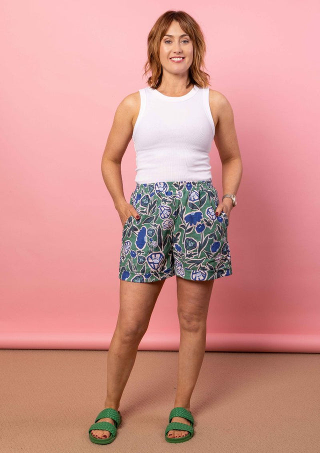 Halcyon Structured Short - Euni Green