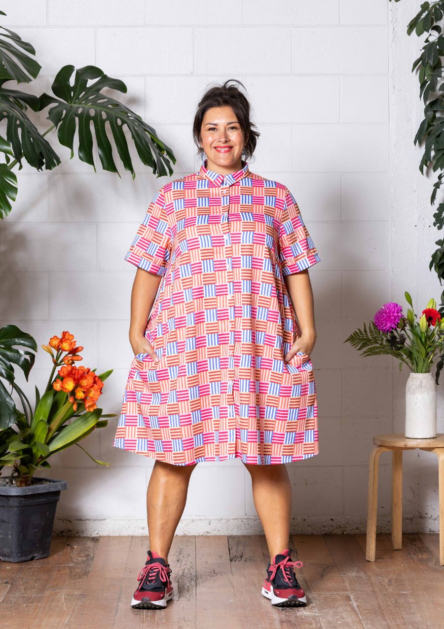 Jolie Dress - Nice Splice Multigrain