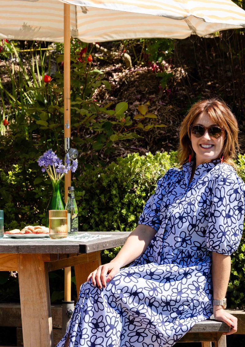 Artista Shirt Dress - Bloom Blue