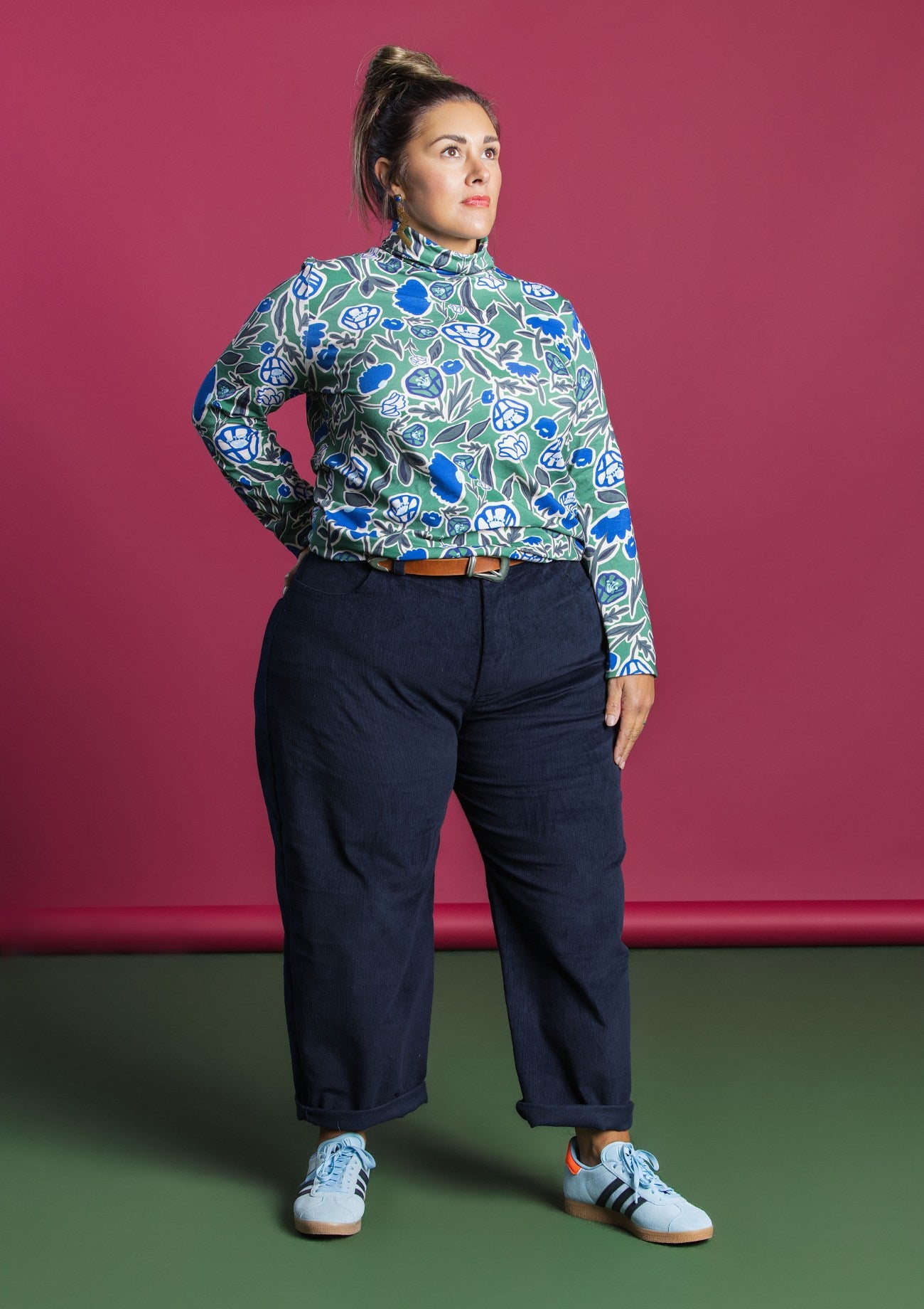 Roller Turtleneck - Euni Green