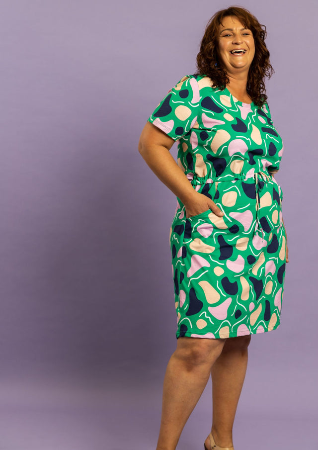 Maine dress (sleeved) - PetraNova Jade