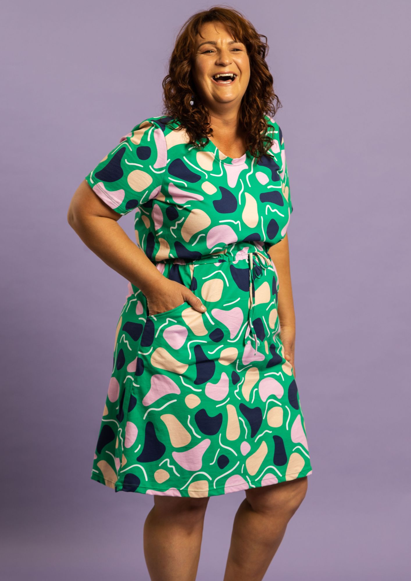 Maine dress (sleeved) - PetraNova Jade