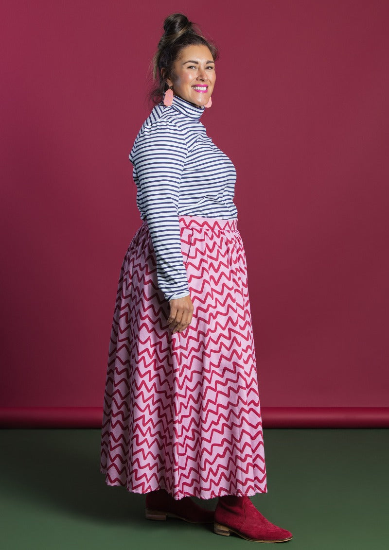 Bowie skirt - Raspberry Ziggy