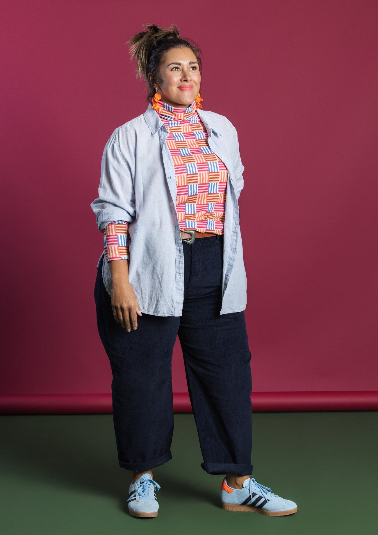 Roller Turtleneck - Nice Splice Multigrain