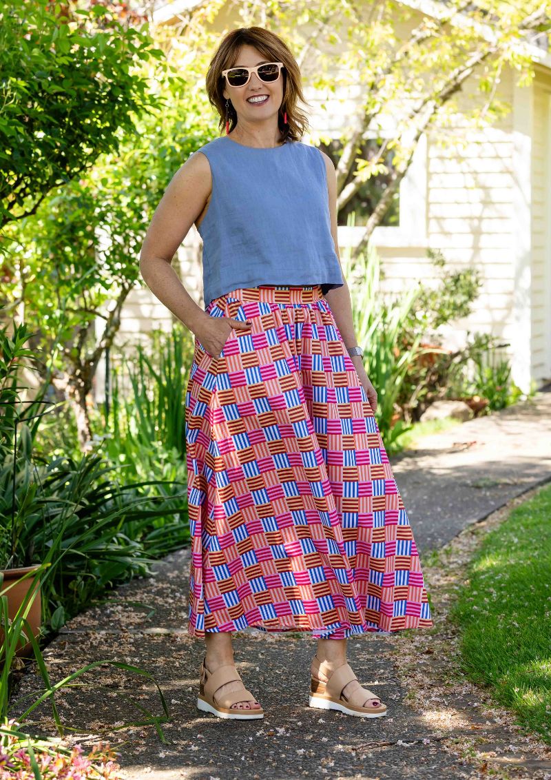 Bowie Skirt - Nice Splice Multigrain