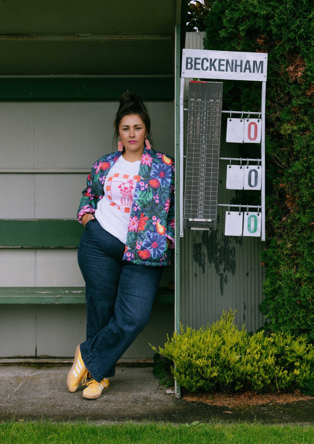 Quilted Jacket - Wilderness / Raspberry Ziggy