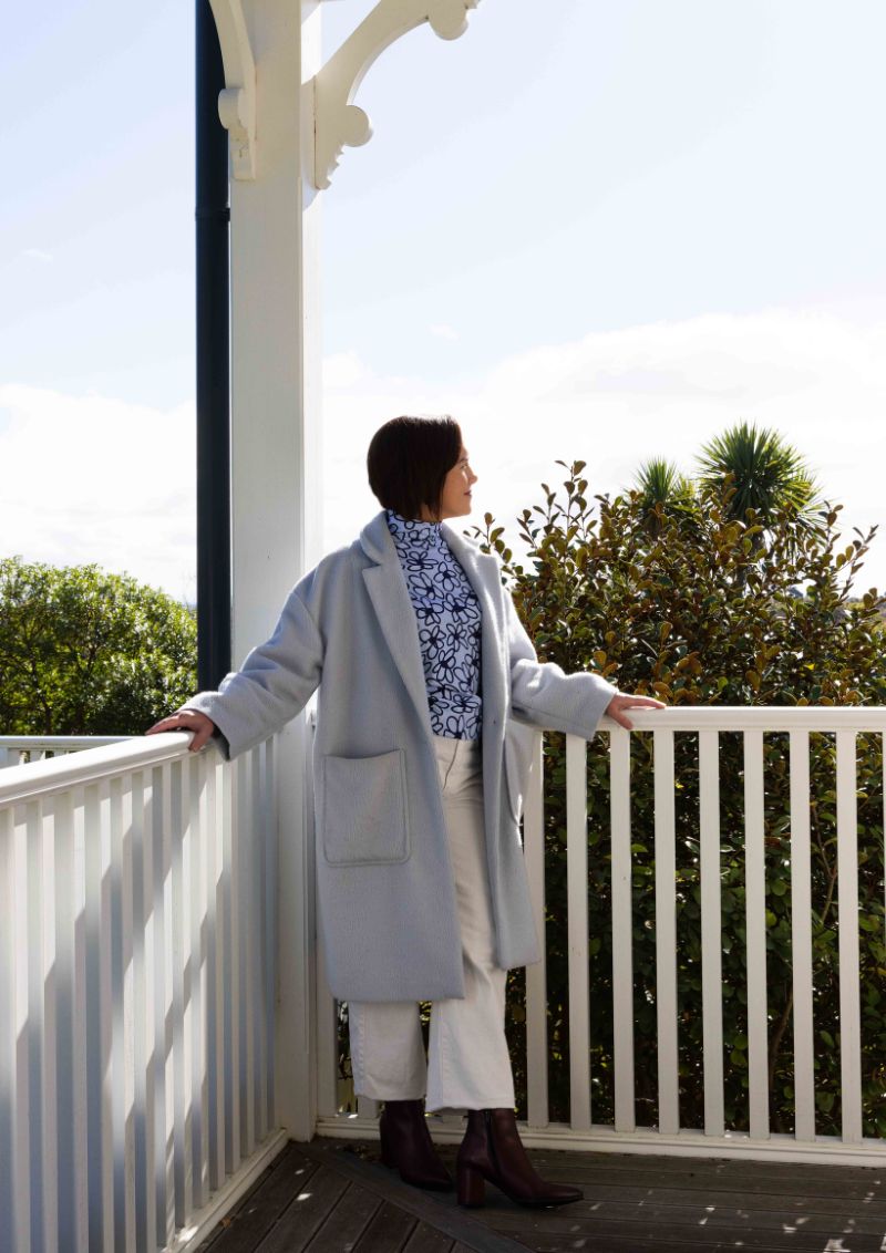 Roller turtleneck - Bloom Blue