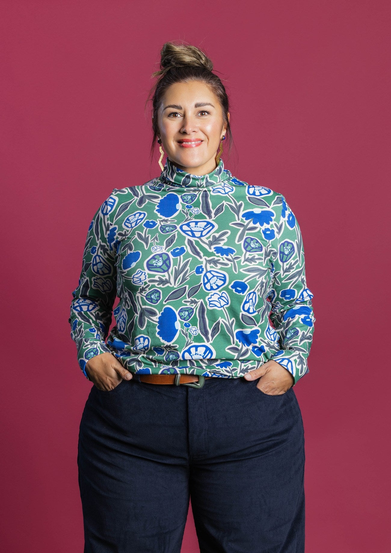 Roller Turtleneck - Euni Green