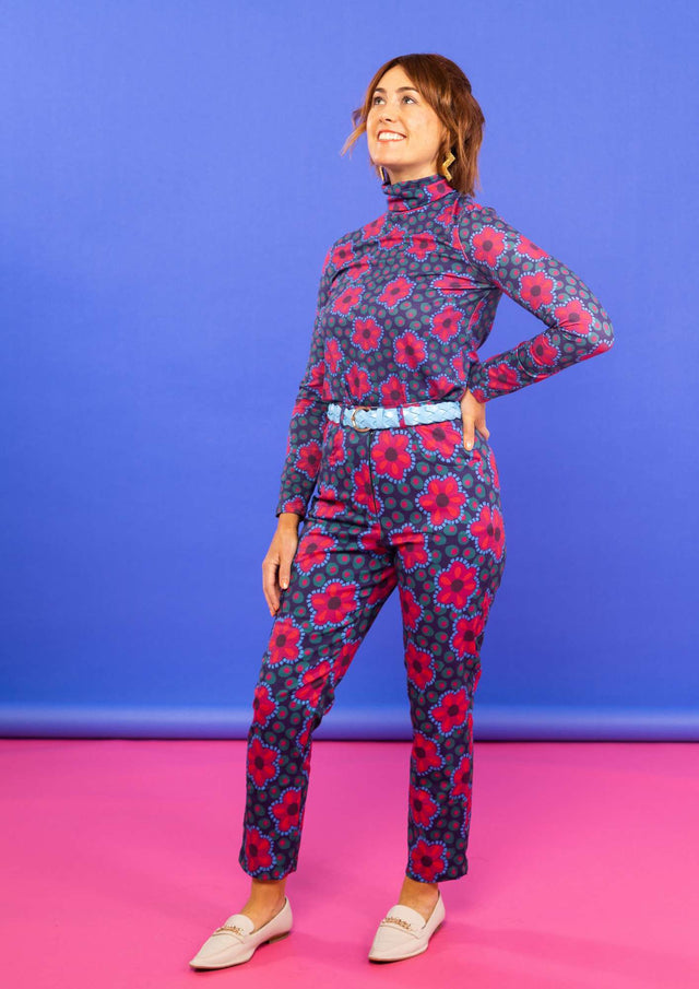 Roller Turtleneck - Mosaic Lighter Weight