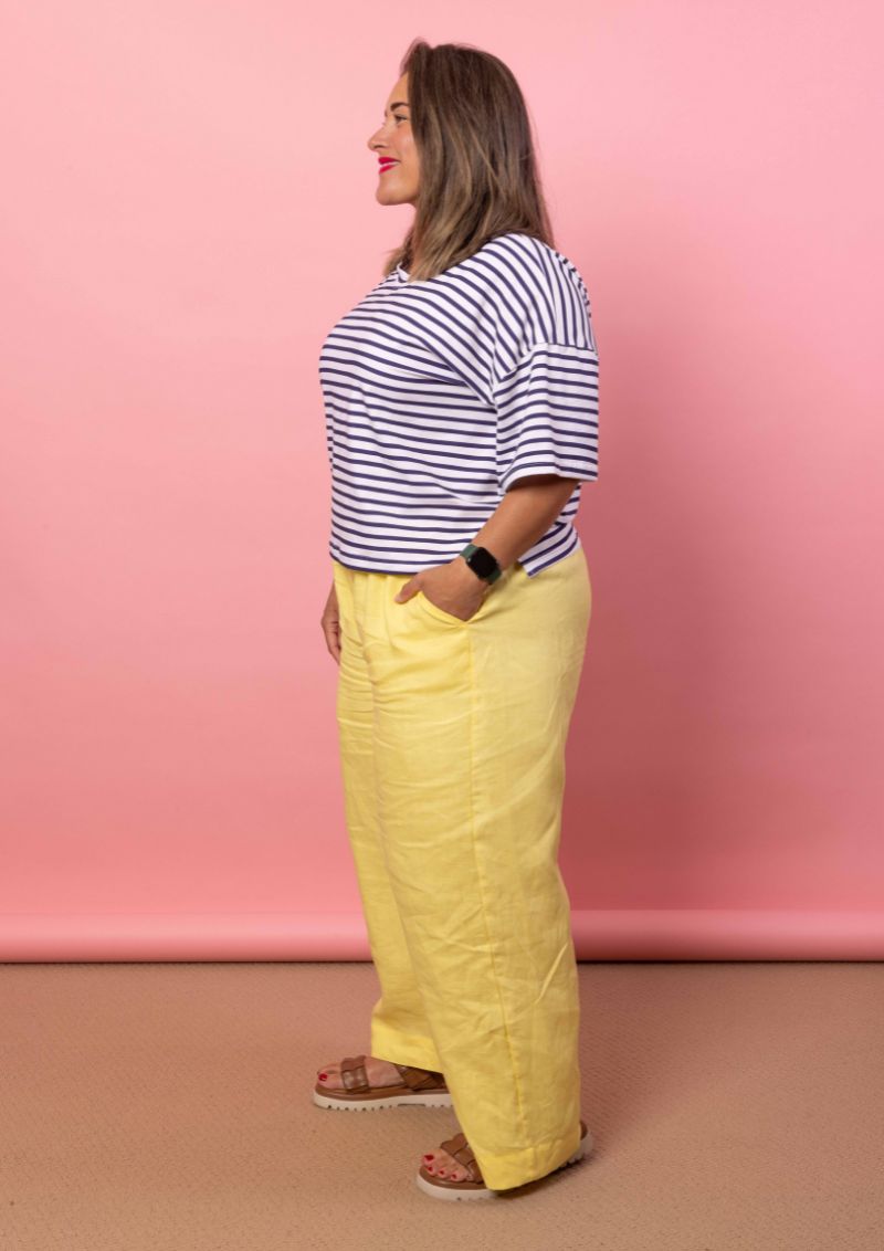 Solace Wide Leg Pant - Lemonade