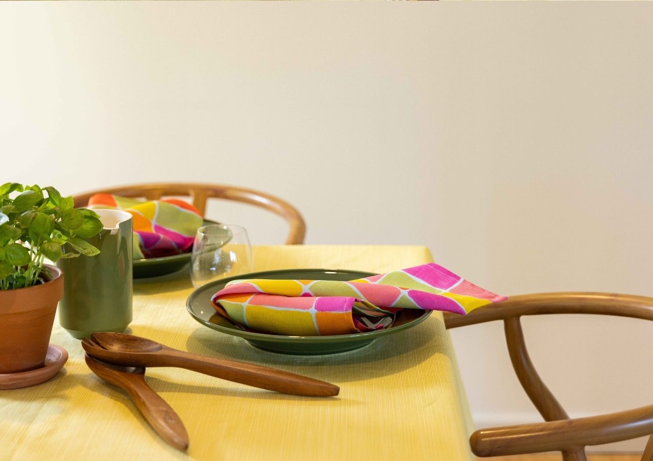 Fruit Salad Cotton Linen Napkins