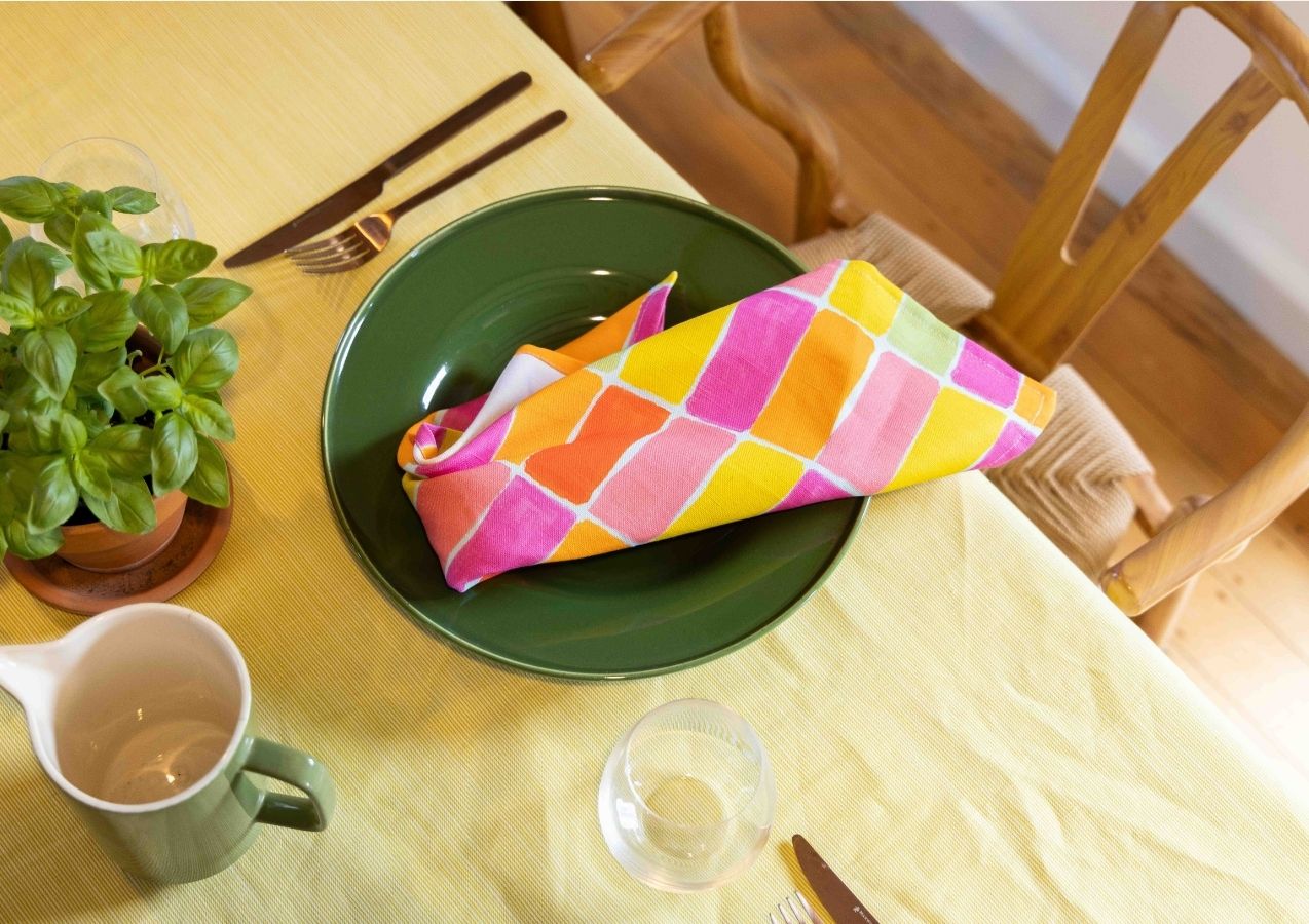 Fruit Salad Cotton Linen Napkins