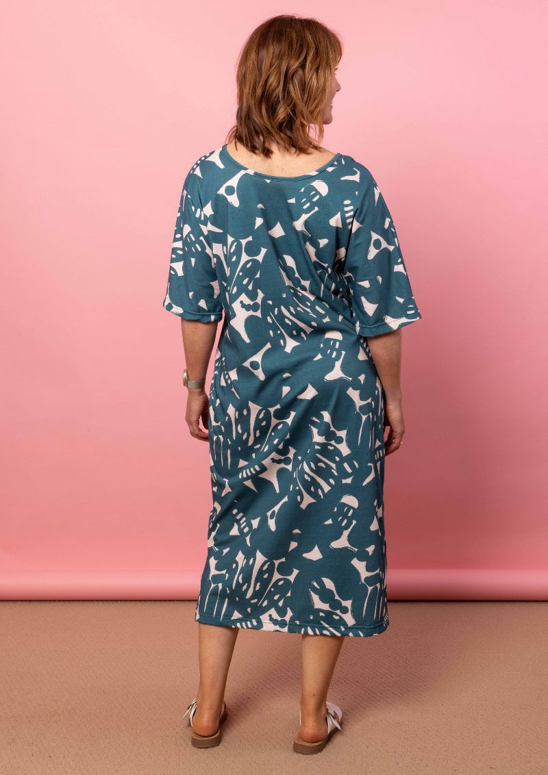 Belo Reversible Dress - New Muse Ocean