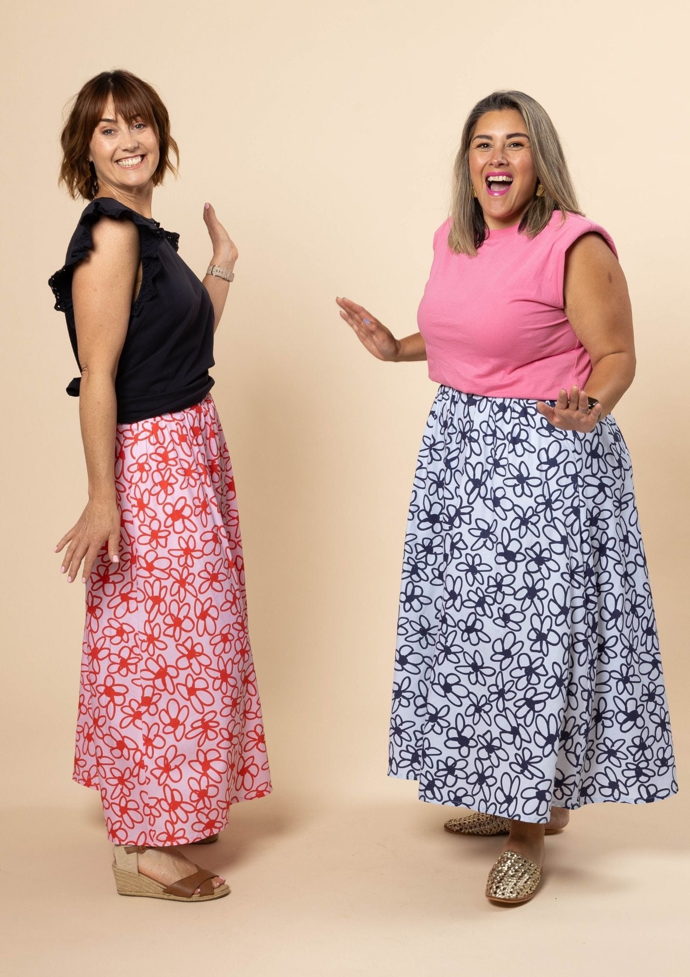 Bowie Skirt - Bloom Blue