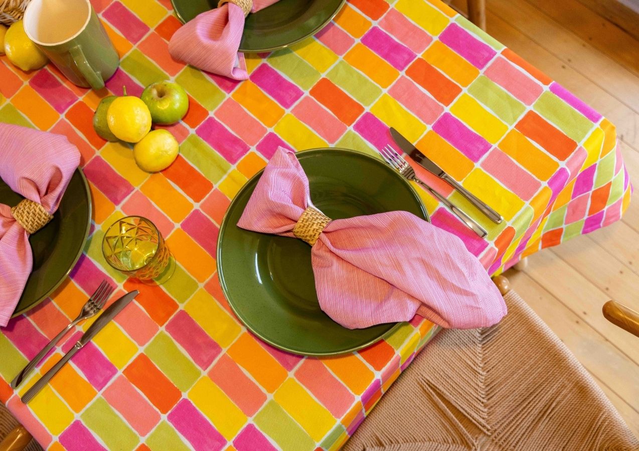 Fruit Salad Cotton Linen Tablecloth