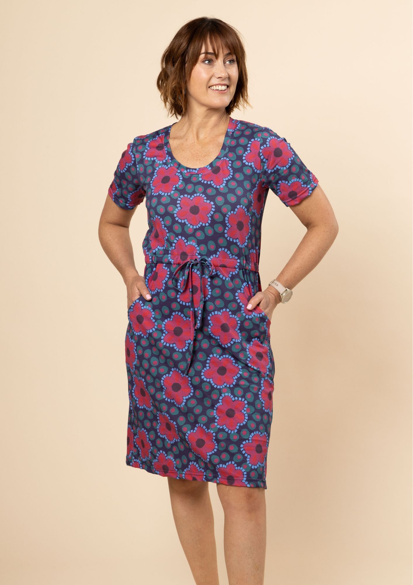 Maine dress (sleeved) - Mosaic