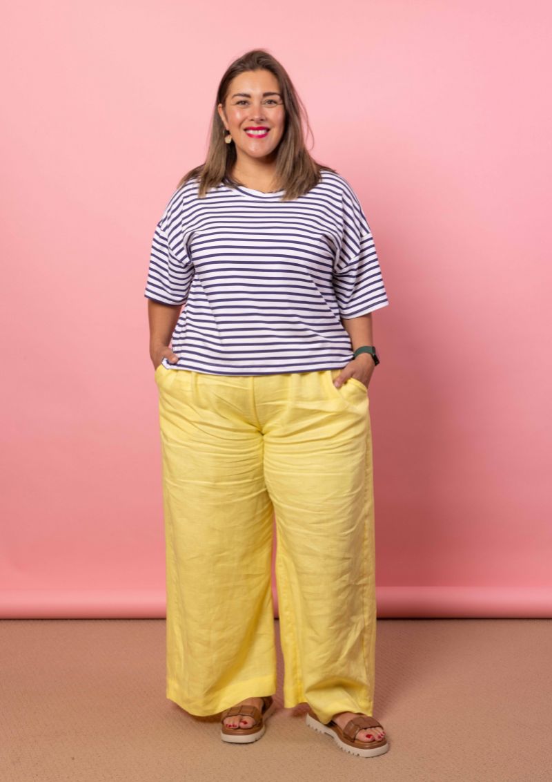 Solace Wide Leg Pant - Lemonade