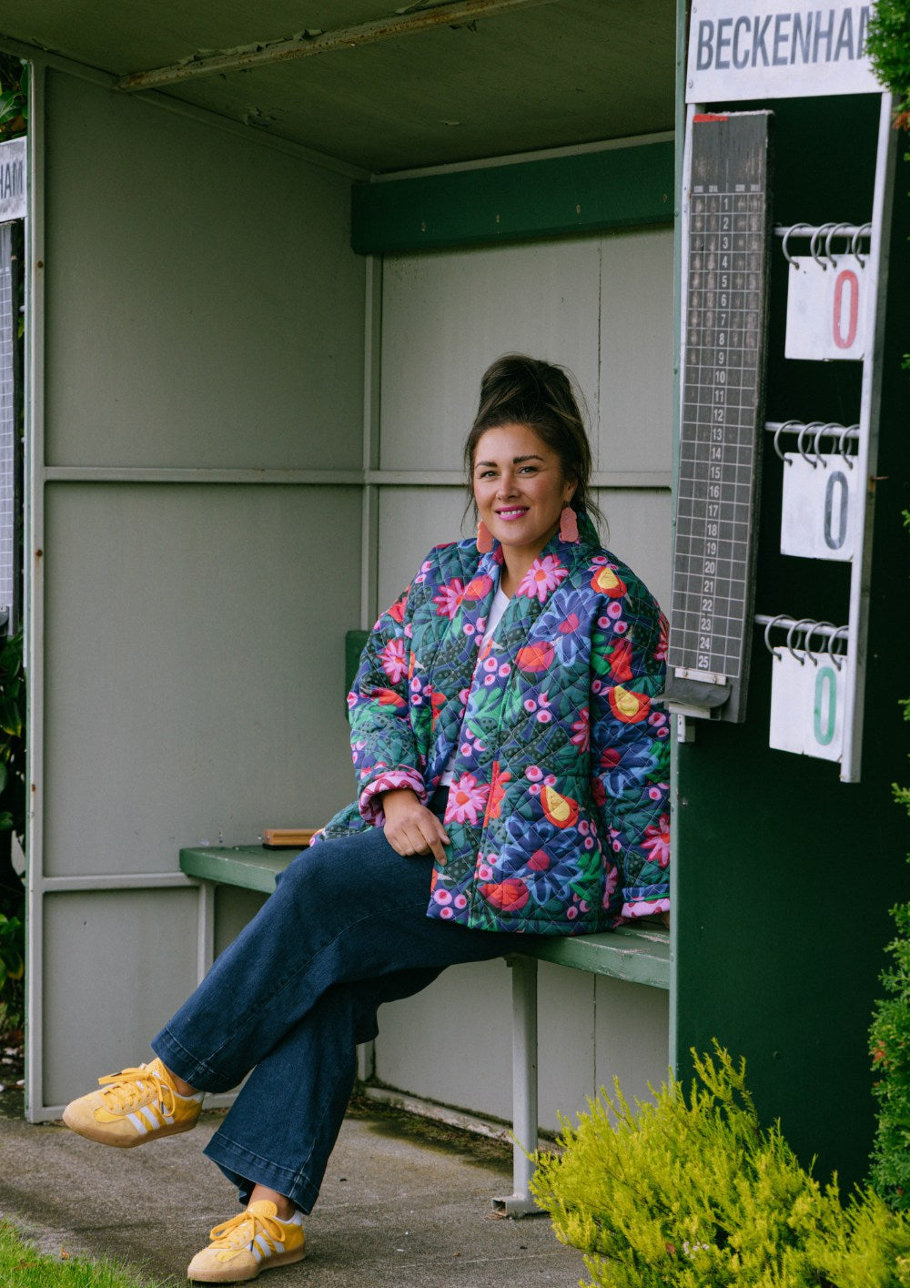 Quilted Jacket - Wilderness / Raspberry Ziggy