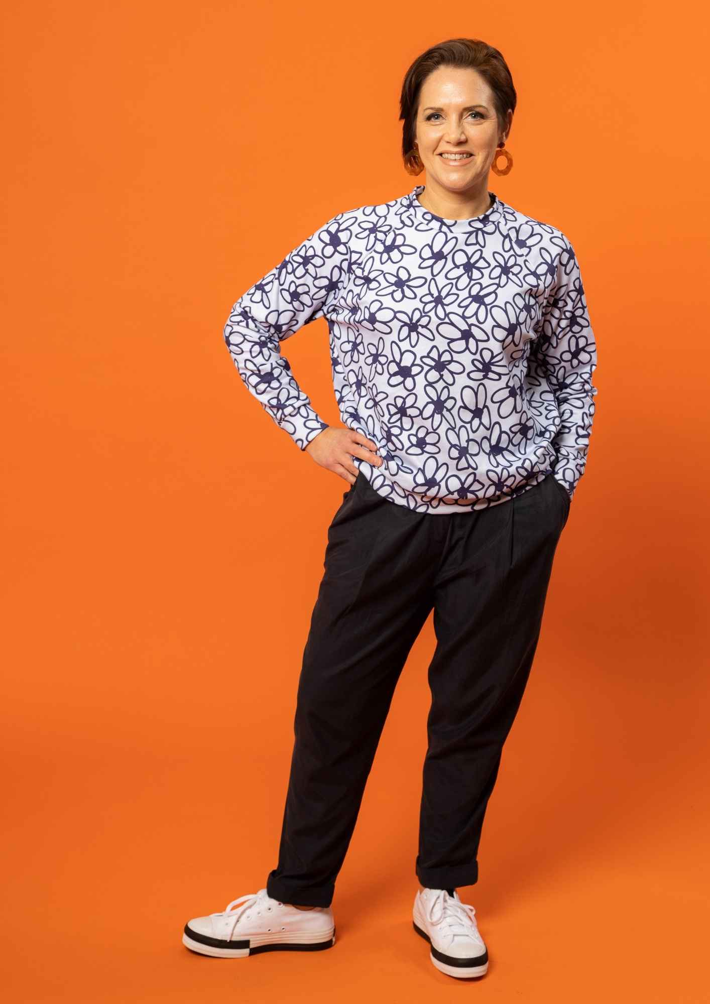 Greta Sweater - Bloom Blue