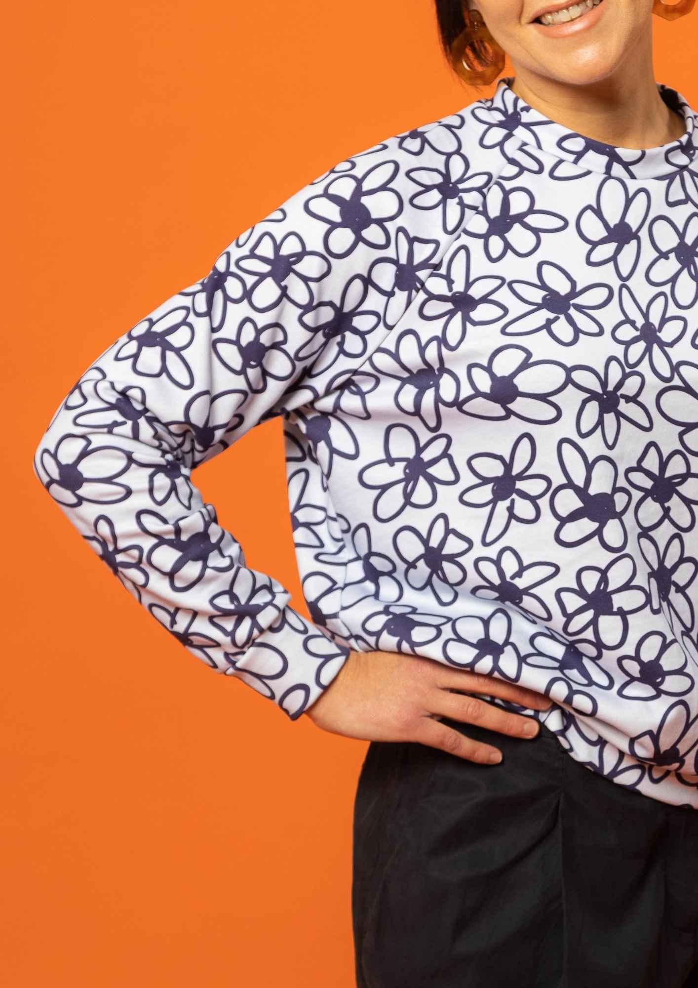 Greta Sweater - Bloom Blue