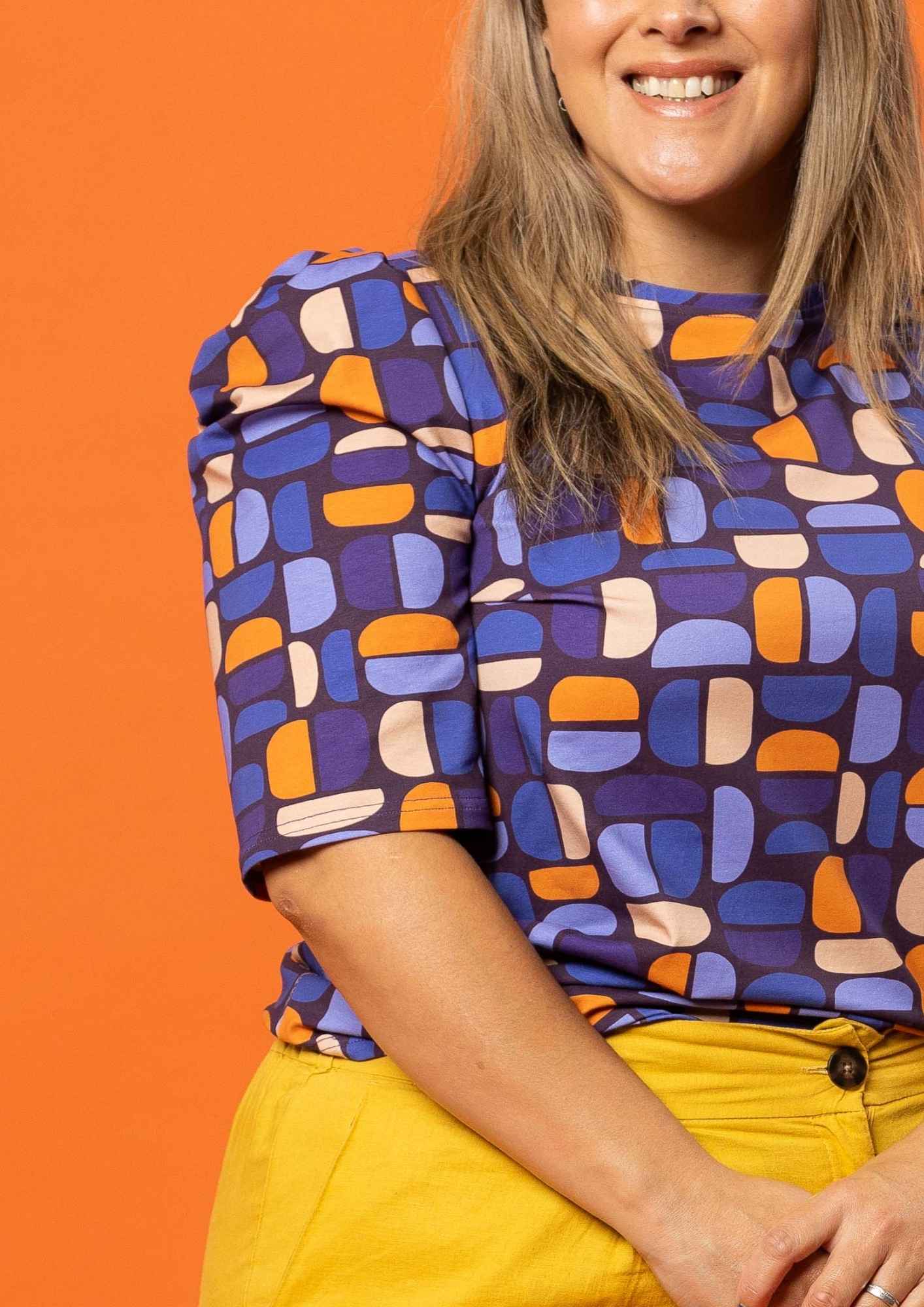 Power Puff Top - Belladonna