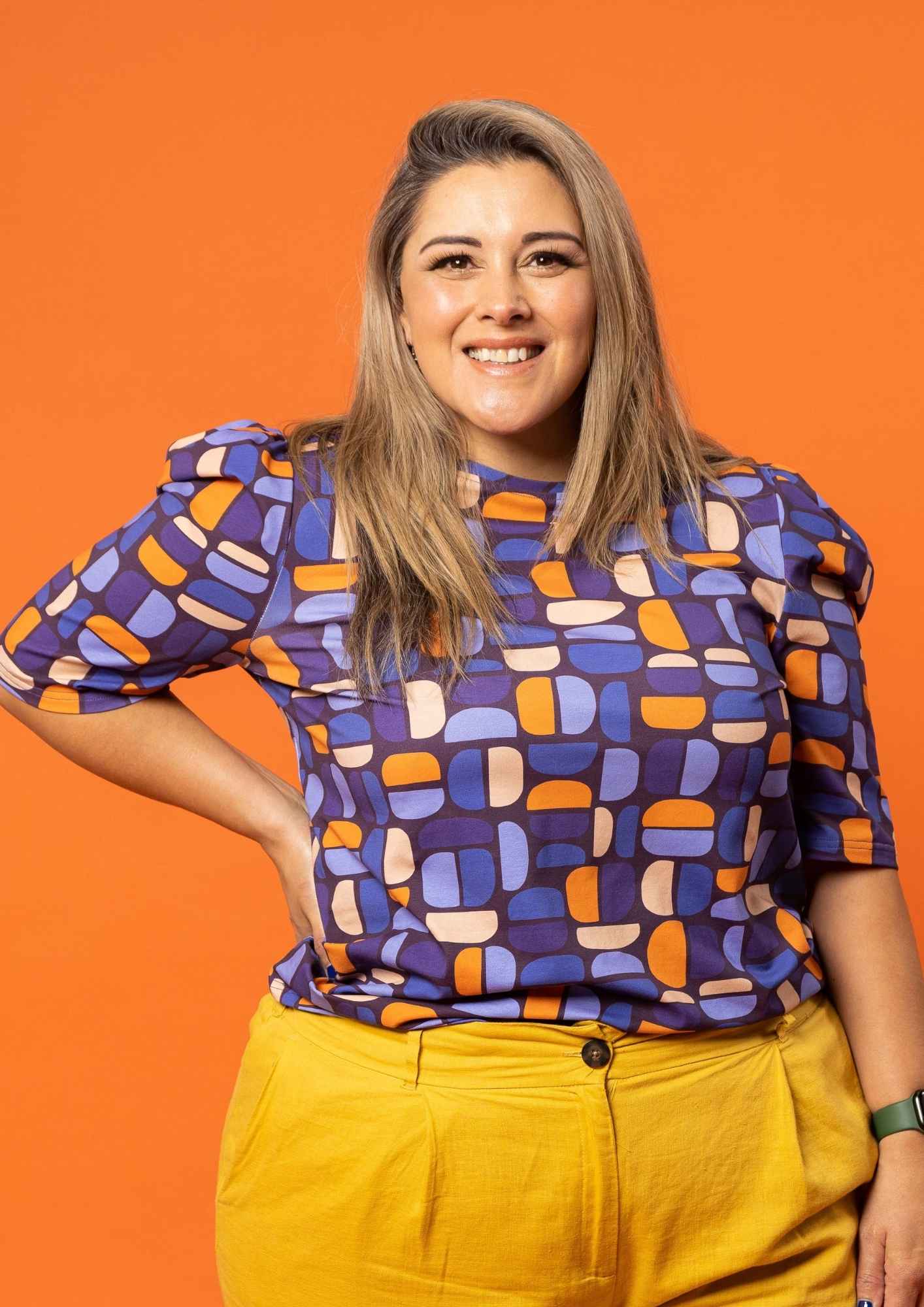 Power Puff Top - Belladonna