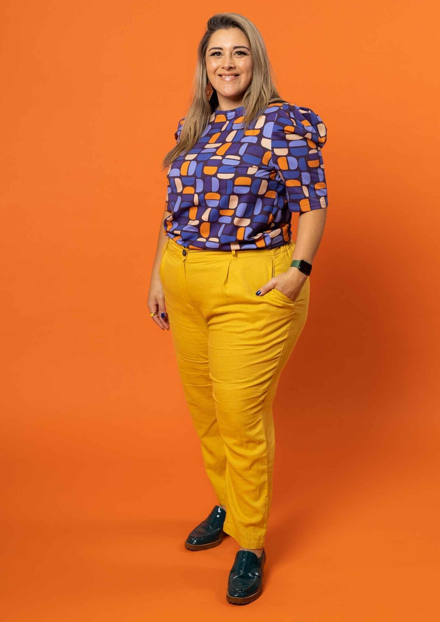 Power Puff Top - Belladonna