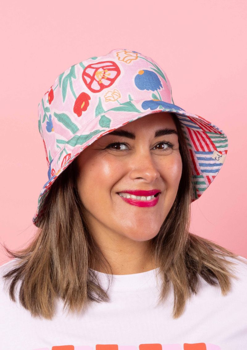 Bucket Hat - Euni Pink / Nice Splice Fresh