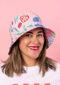 Bucket Hat - Euni Pink / Nice Splice Fresh