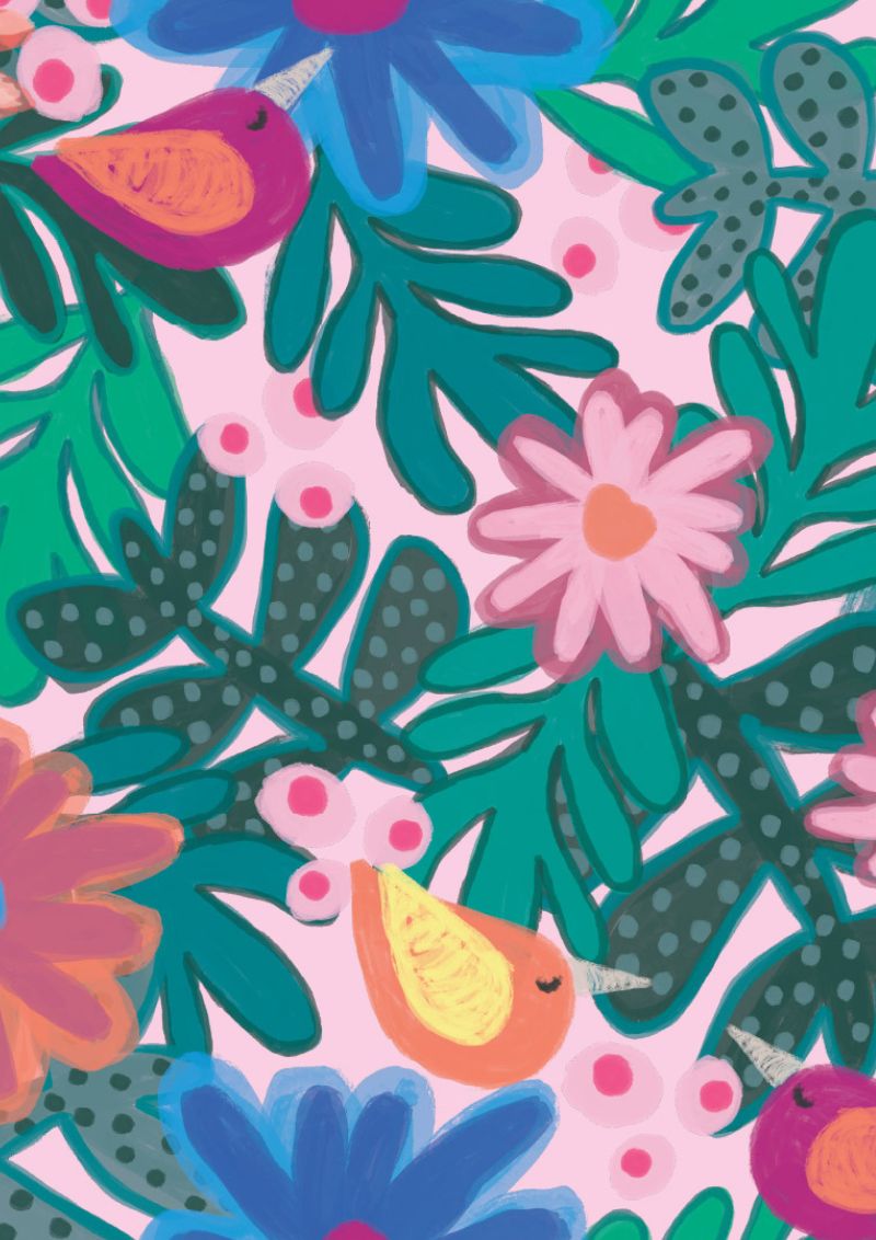 Cushion - Wilderness Pink