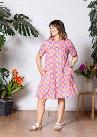 Jolie Dress - Nice Splice Multigrain
