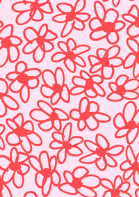 Artista Shirt Dress - Bloom Scarlet