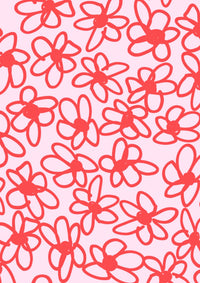 Bowie Skirt - Bloom Scarlet