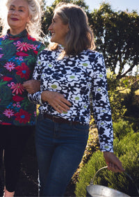 Roller Turtleneck - Bouquet Navy