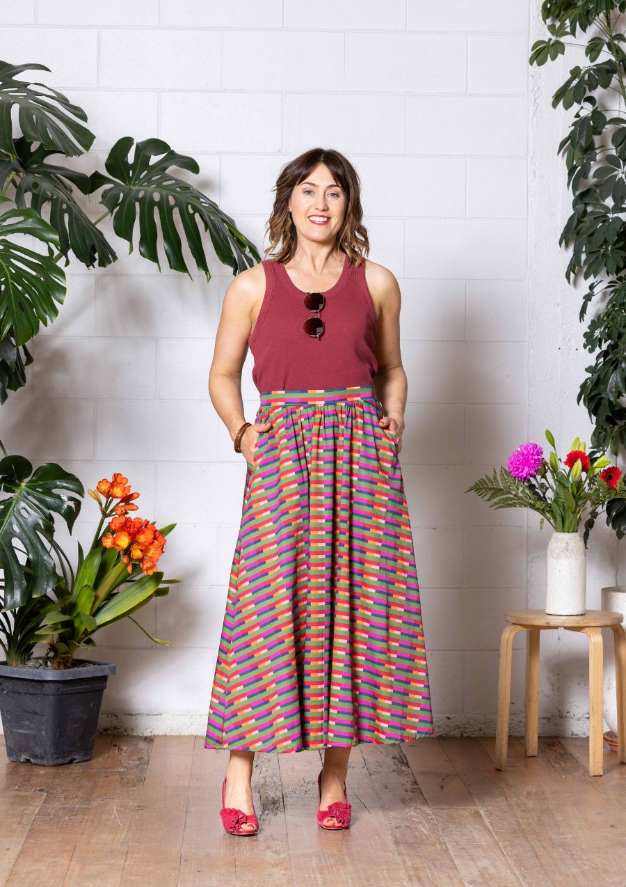 Bowie Skirt - Long Lines Retro