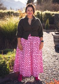 Bowie skirt - Raspberry Ziggy
